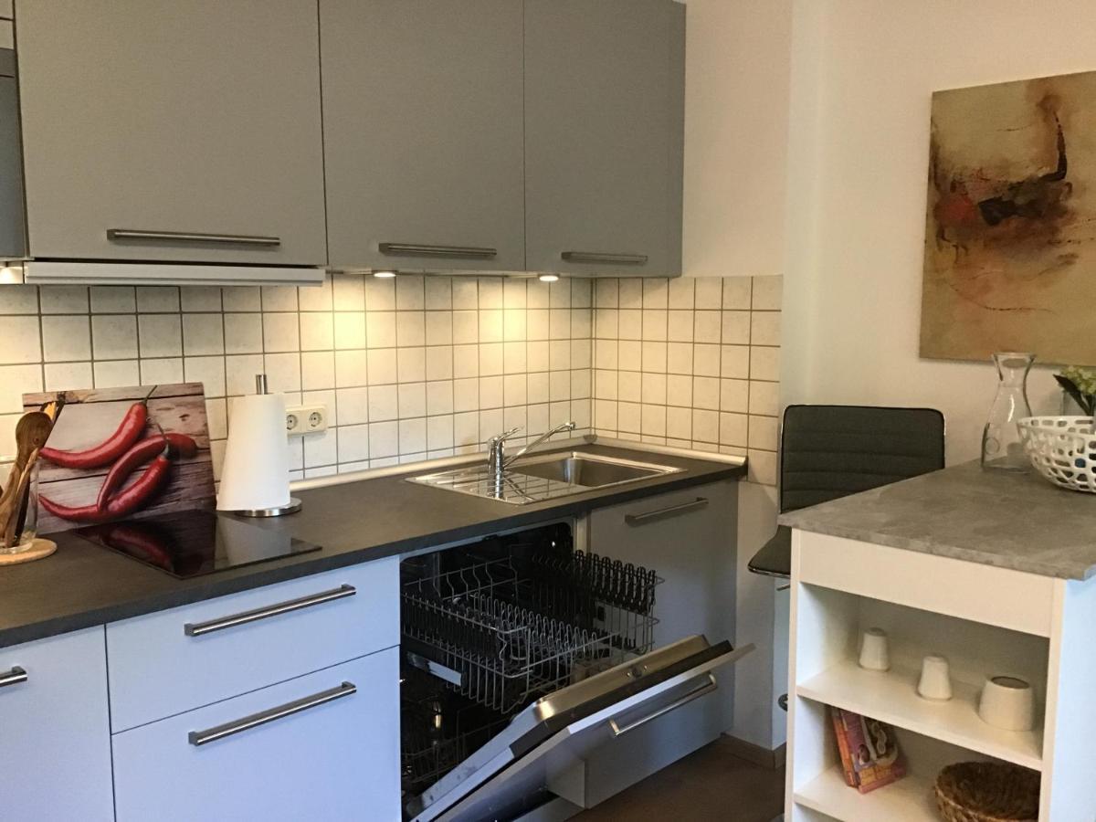 Apartment 1 Mit Terrasse Und Pkw-Stellplatz Leverkusen Esterno foto